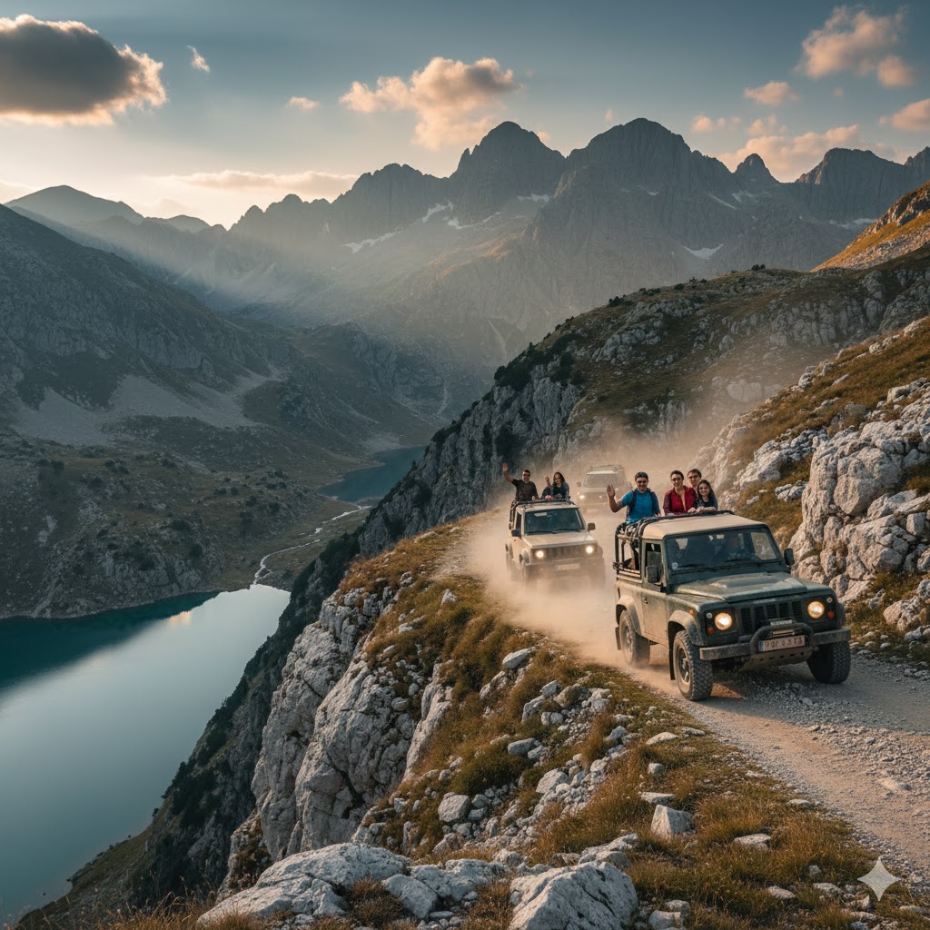 טיולי ג'יפים במונטנגרו